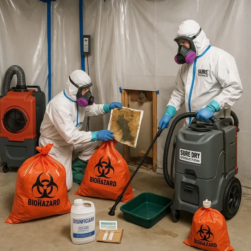 Contaminated Water Handling Protocols process in Charlotte, NC